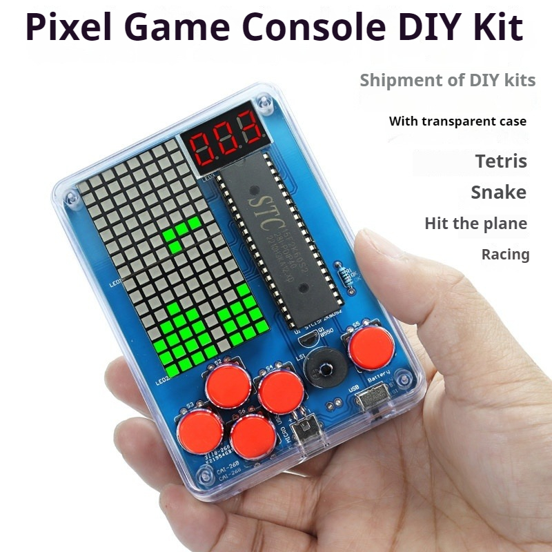 Diy Electronics Game - Pixel Game Machine Production Kit, 51