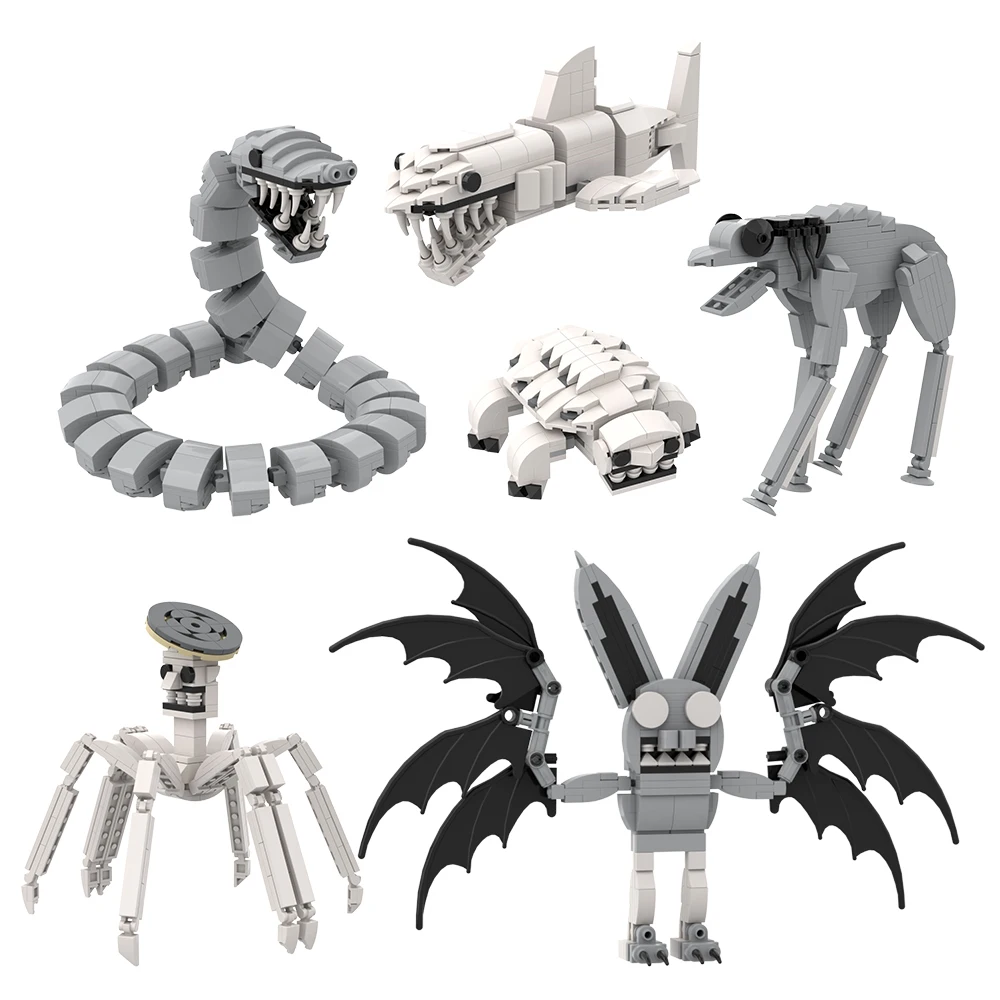 Diy Electronics Game - MOC Zoonomalys Characters Model Building Blocks