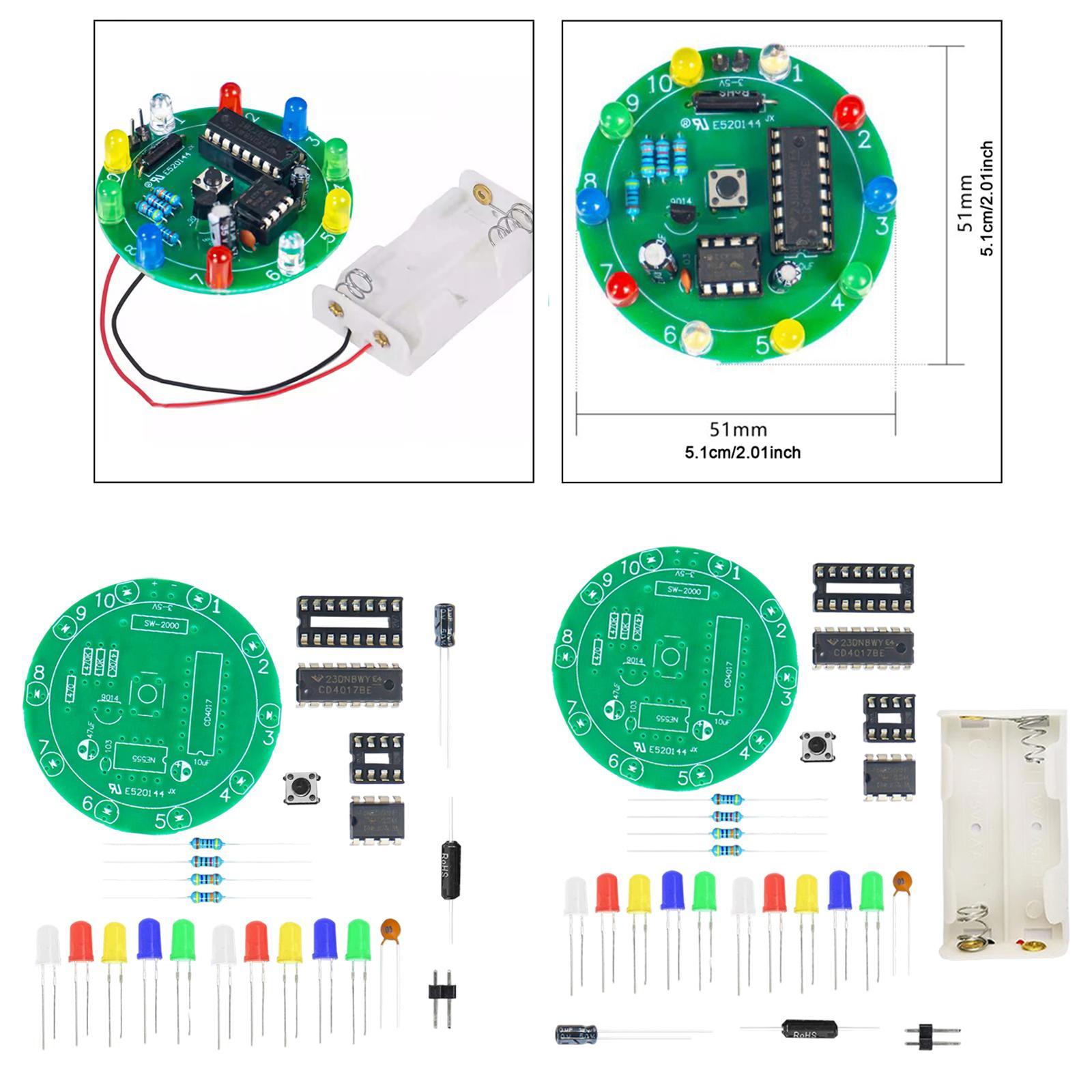 Interesting Diy Electronics Projects - DIY Lucky Turntable Electronic Kit Soldering