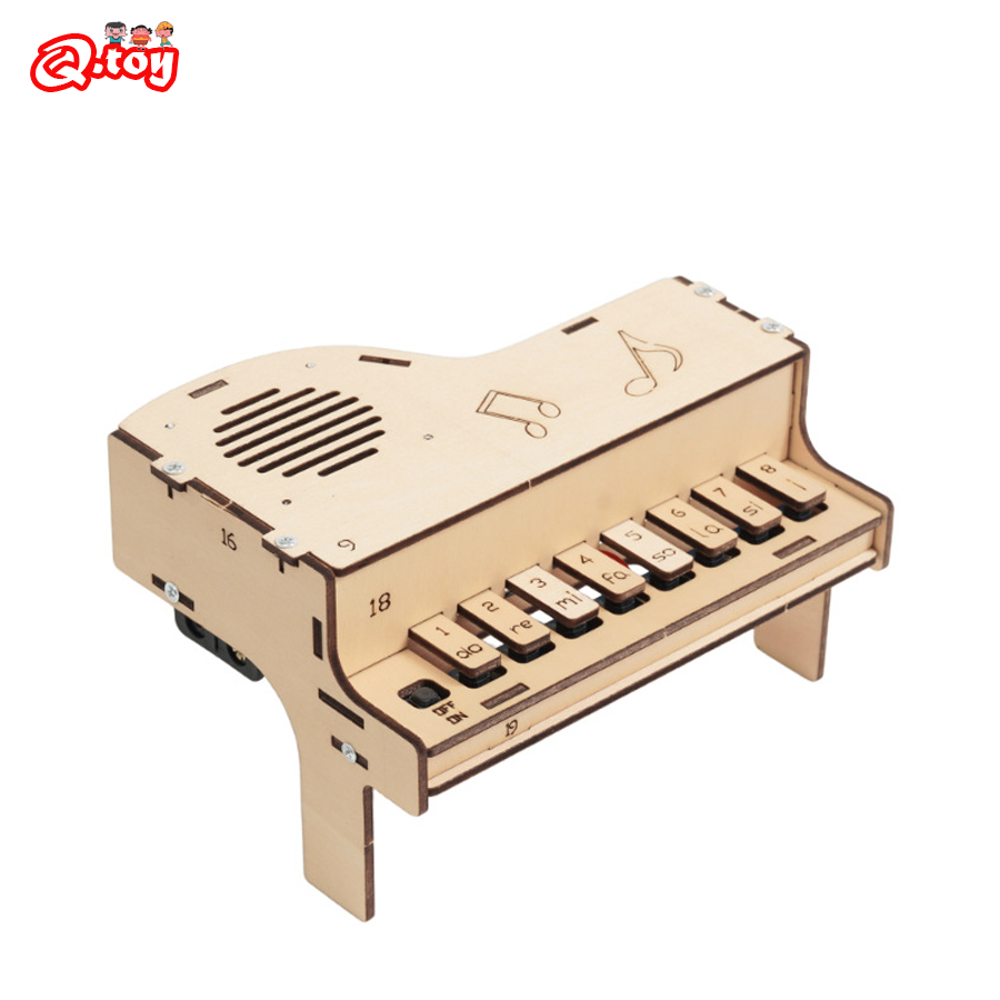 DIY Wooden Electronic Piano Mo - огляд і ціна Diy Electronics Kits For Kids