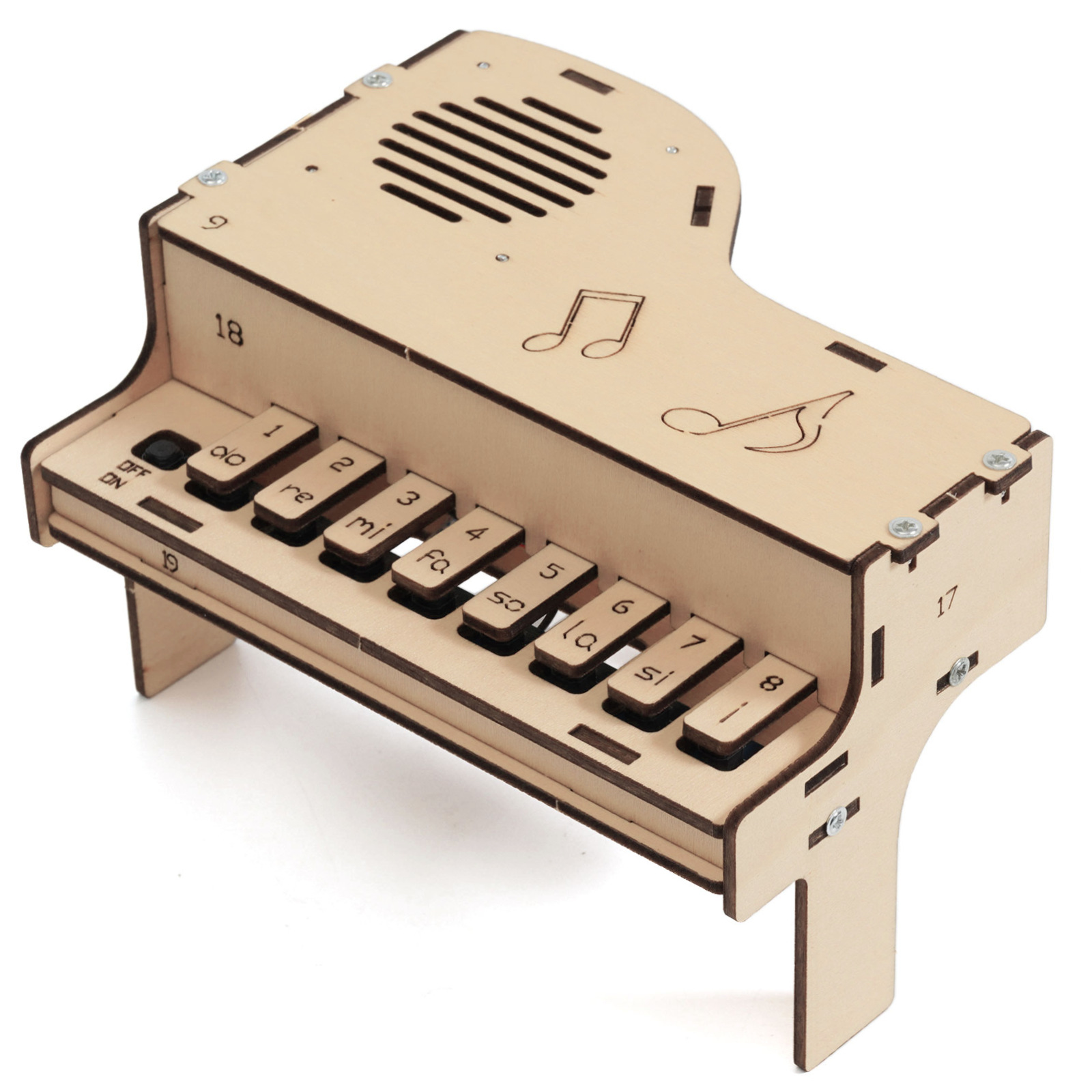 DIY Wooden Electronic Piano Mo - огляд і ціна Diy Electronics Kits For Kids