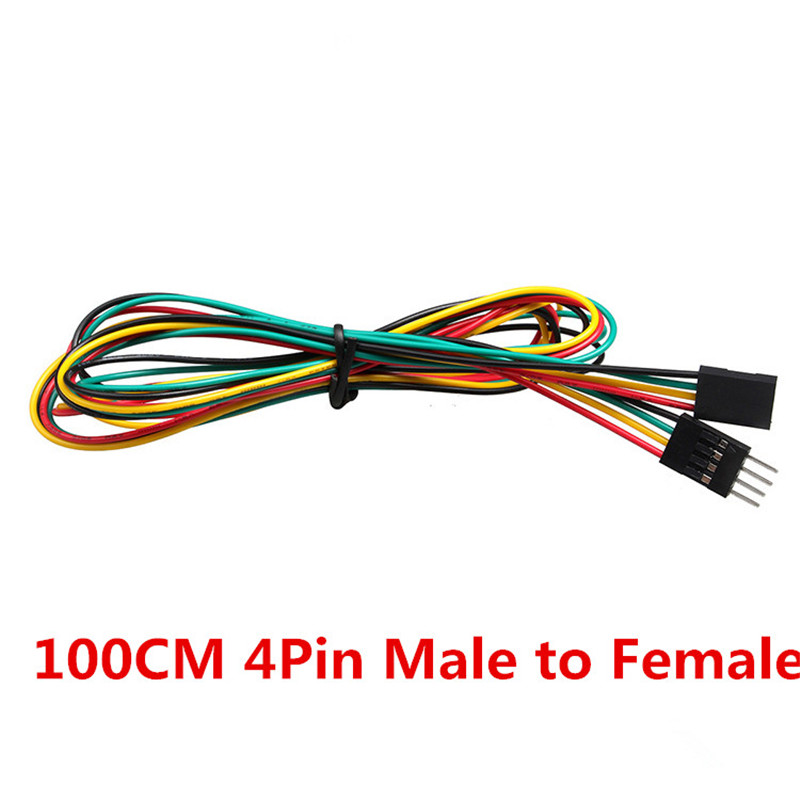 10pcs/lot 4pin 100cm M-M / M-F - огляд і ціна Diy Electronics Breadboard
