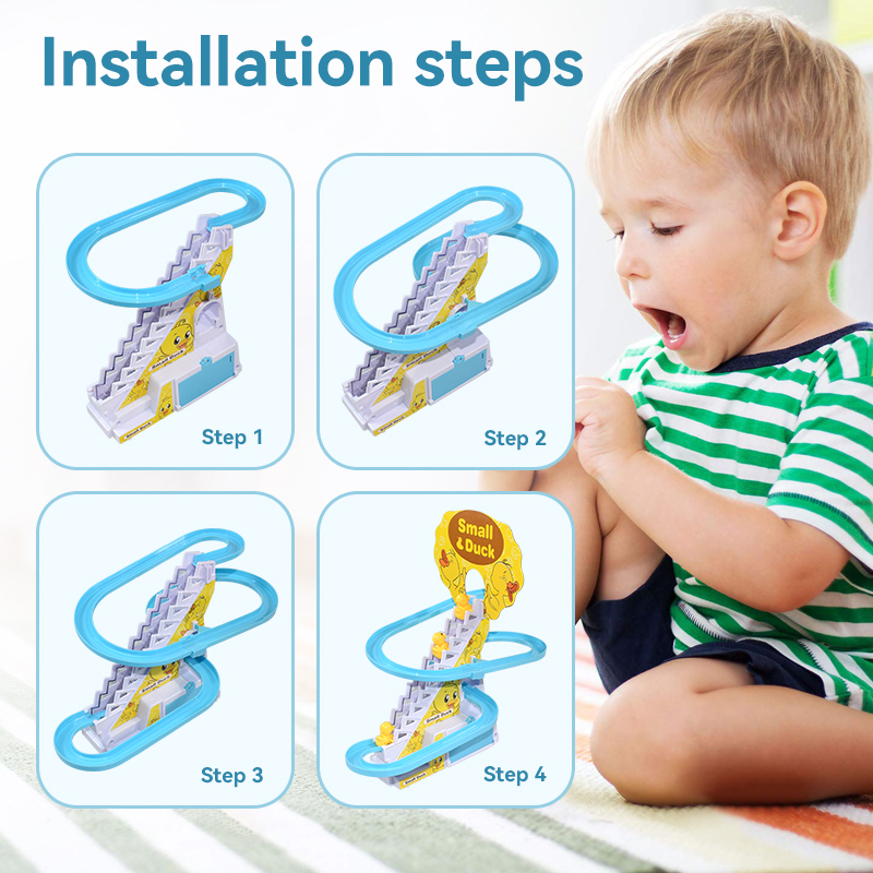 Climbing Stairs Track Toys Ele - огляд і ціна Diy Electronics Game