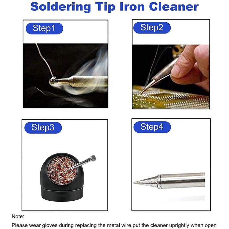 【HG】Soldering Iron Tip Cleanin - огляд і ціна Diy Electronics Holder