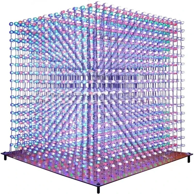 3 D16mini Light Cube Kit 16x16 - огляд і ціна Diy Electronics