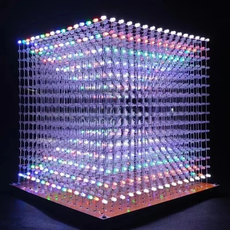 3 D16mini Light Cube Kit 16x16 - огляд і ціна Diy Electronics