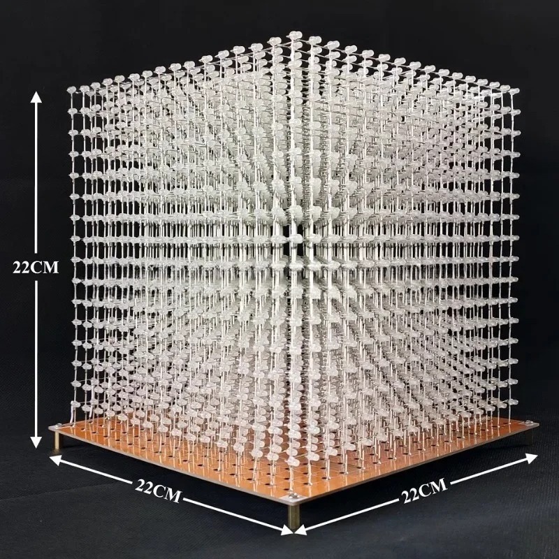 3 D16mini Light Cube Kit 16x16 - огляд і ціна Diy Electronics