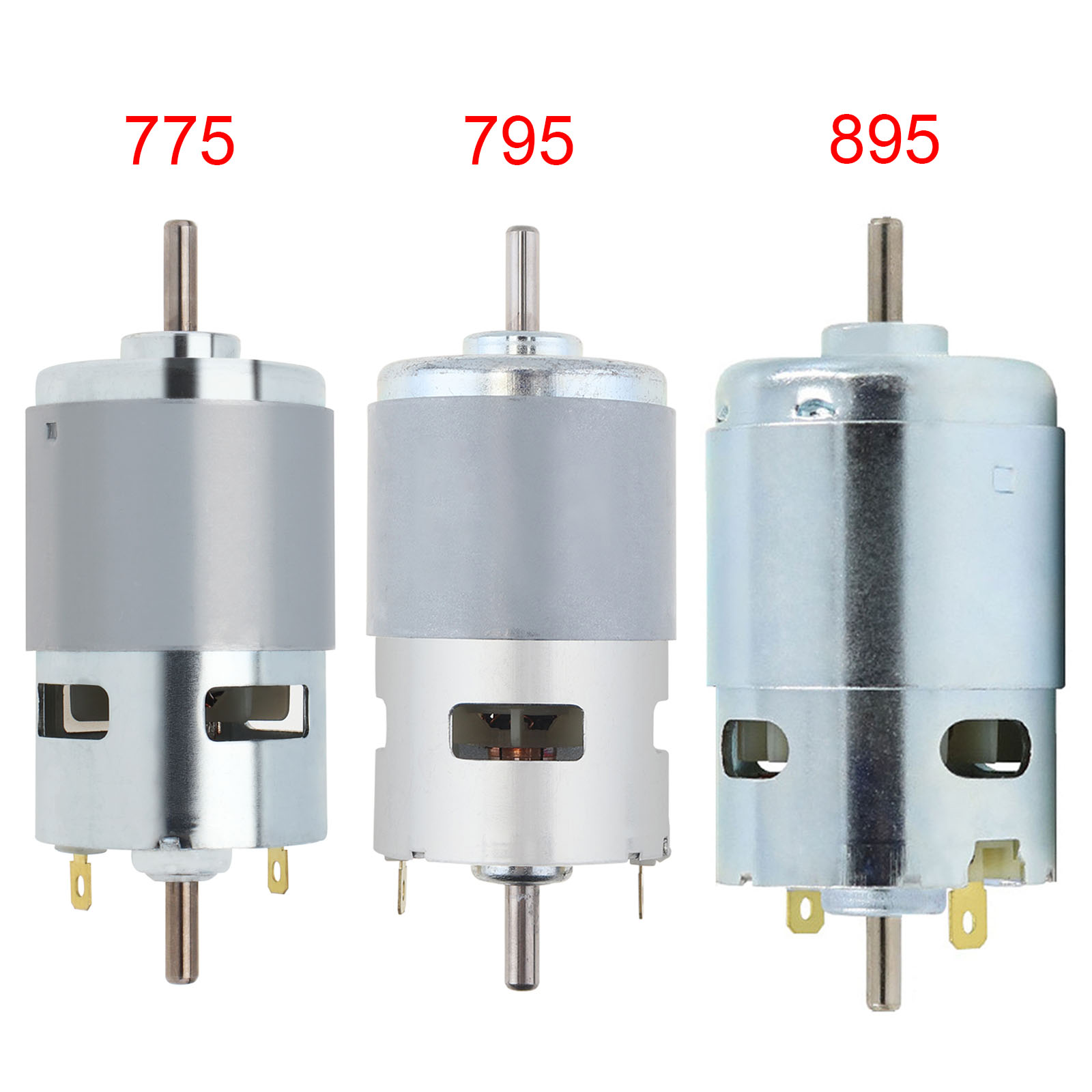 775 795 895 DC Motor 12V Dual  - огляд і ціна Diy Electronics Motor