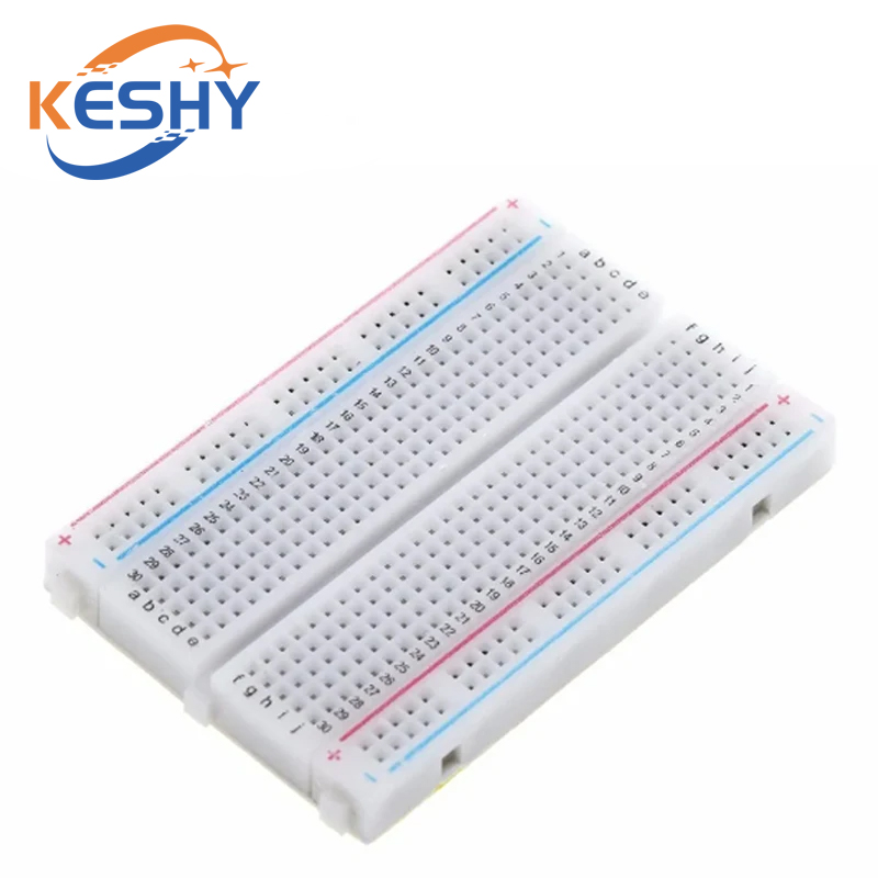 400 Tie Points Solderless PCB  - огляд і ціна Diy Electronics Breadboard