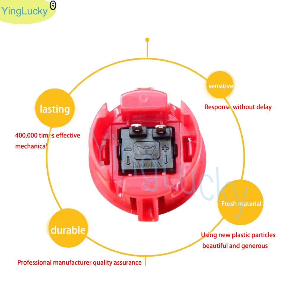 12pcs Arcade Push Button, Sanw - огляд і ціна Diy Electronics Game