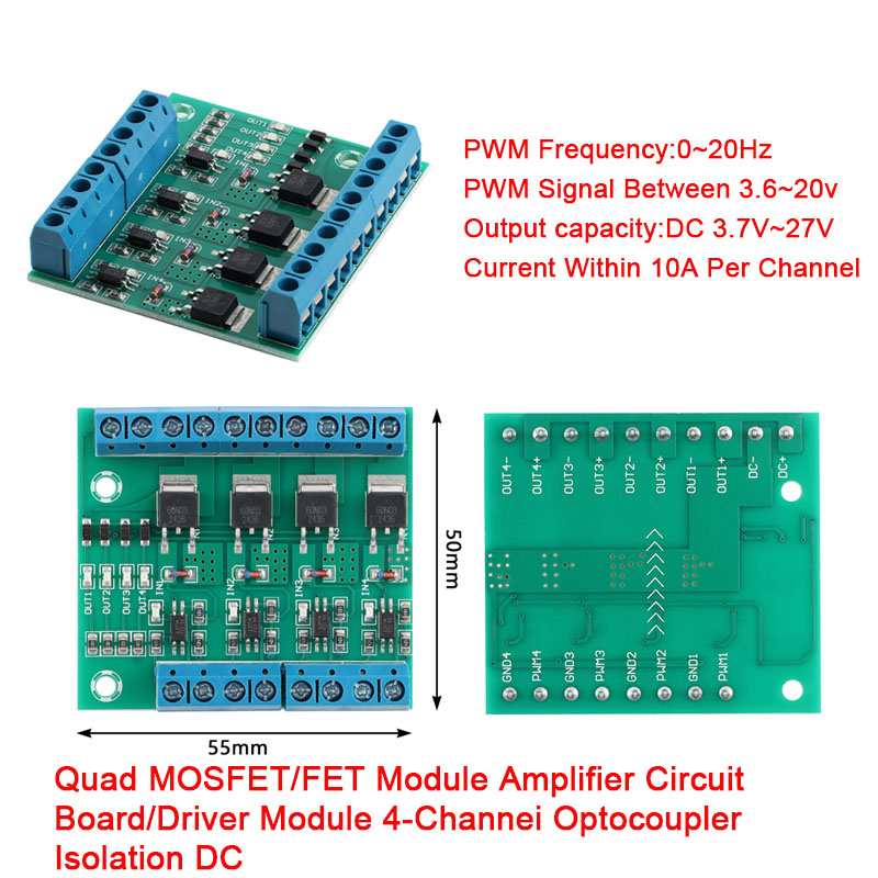 MOS FET F5305S 60N03 4 Channel - огляд і ціна Diy Electronics Motor