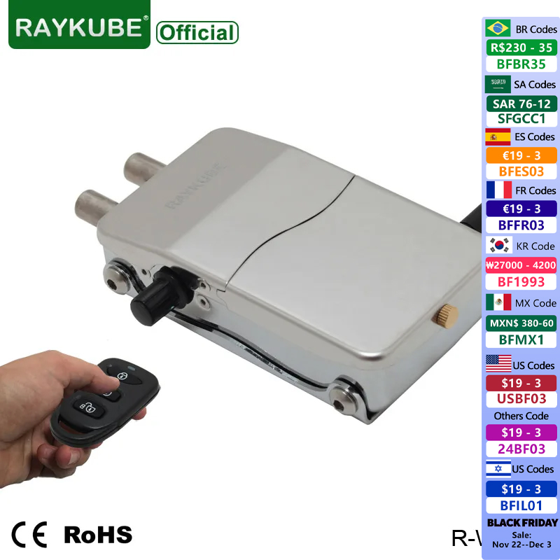RAYKUBE Electronic Door Lock K - огляд і ціна R/Diy Electronics