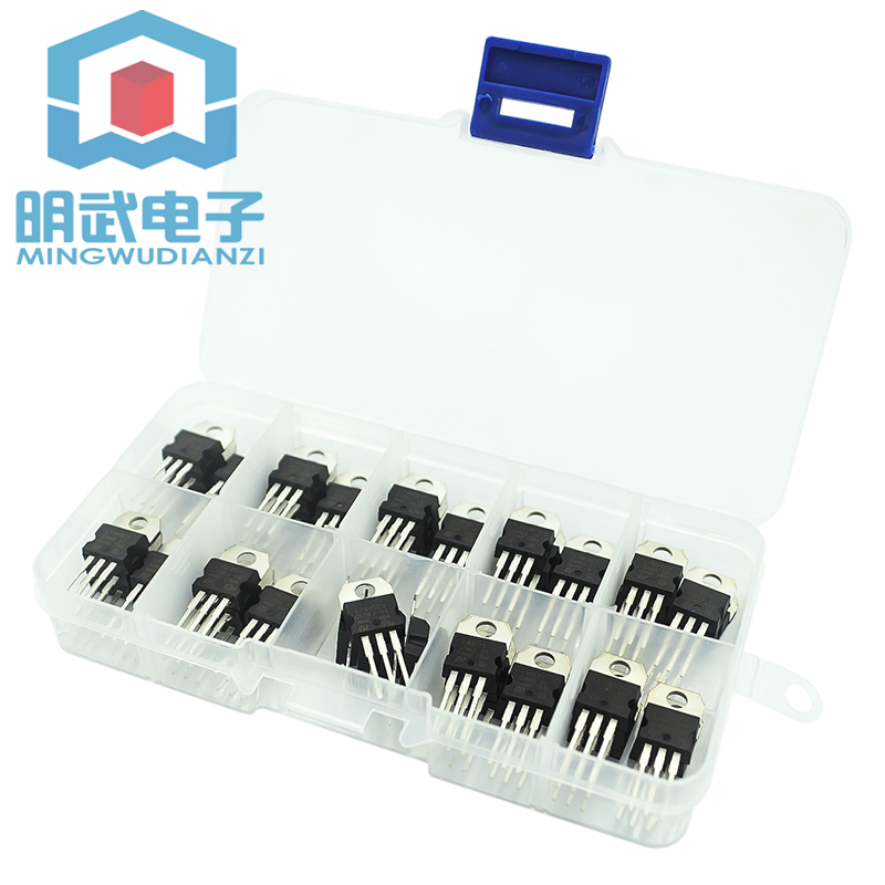 10 Kinds X5PCS  L7805/L7806/L7 - огляд і ціна Lm317 Voltage Regulator