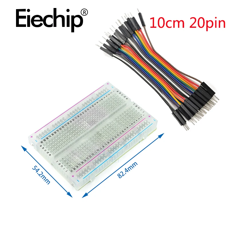 400 Points Solderless PCB Brea - огляд і ціна Diy Electronics Breadboard