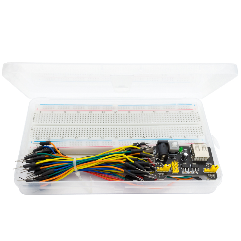 3.3V/5V MB102 Breadboard+ MB-1 - огляд і ціна Diy Electronics Breadboard