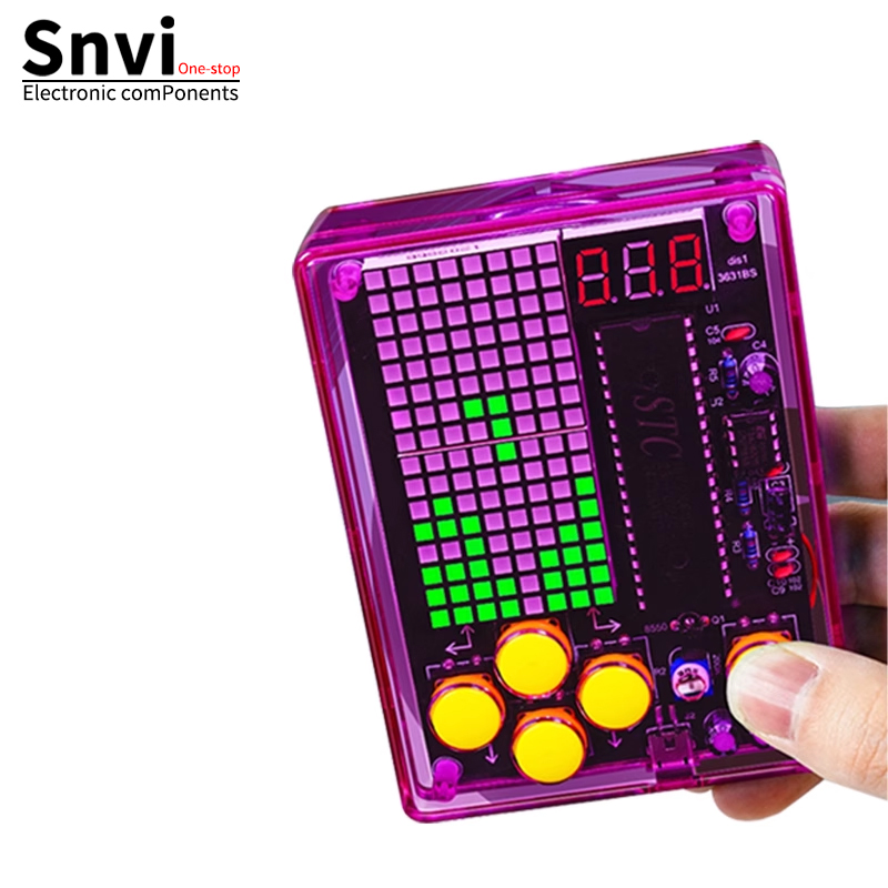 Snvi DIY Pixel Game Console Ki - огляд і ціна Diy Electronics Kits For Kids