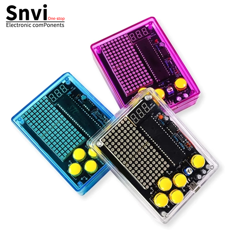 Snvi DIY Pixel Game Console Ki - огляд і ціна Diy Electronics Kits For Kids