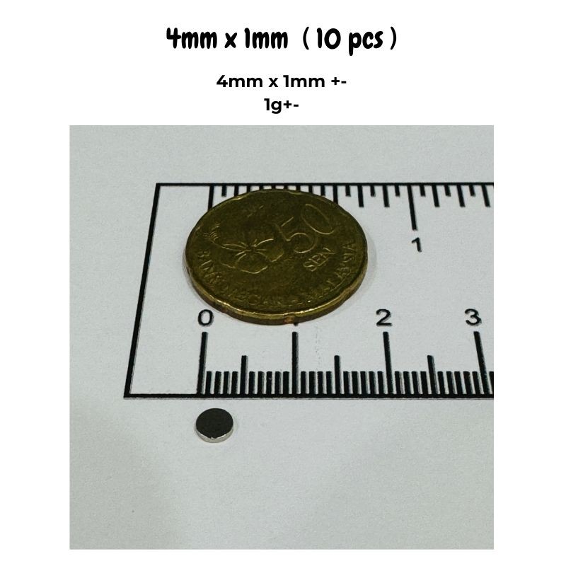 20/50pcs 4x1mm & 5x2mm Magnets - огляд і ціна Learn Diy Electronics